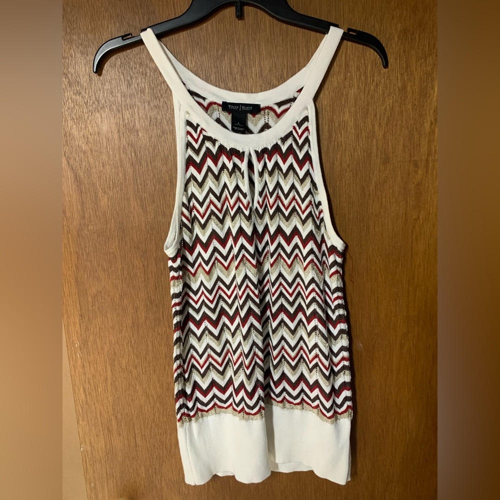 Ladies sweater type tank top.
